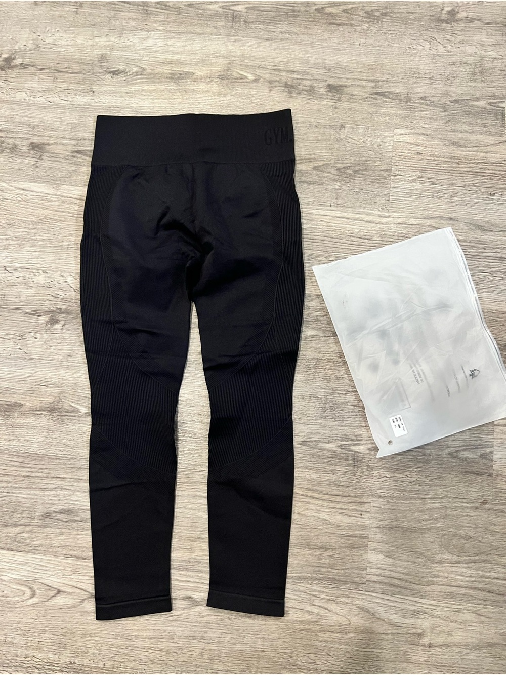 Gym Minute Butt Scrunch Black Seamless Leggings